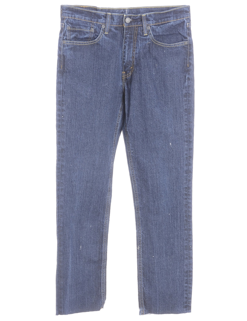 Beyond Retro Label Label Straight Leg Cropped Jeans