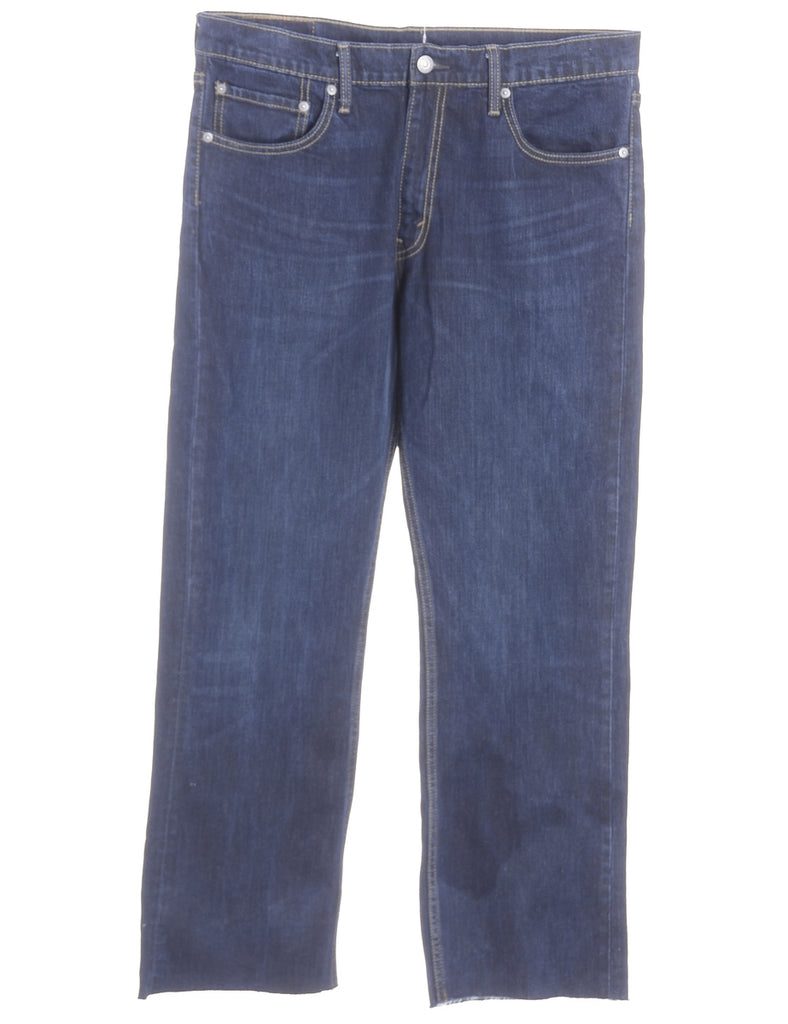 Beyond Retro Label Label Straight Leg Cropped Jeans