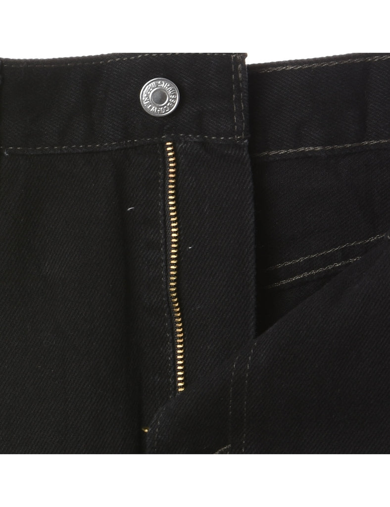 Beyond Retro Label Label Straight Leg Cropped Jeans