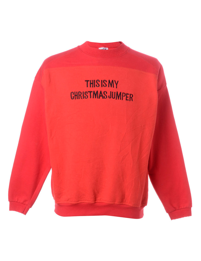 Beyond Retro Label Label This Is My Christmas Sweatshirt