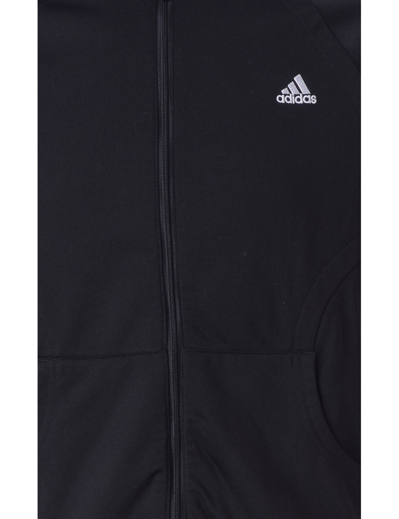 Beyond Retro Label Label Upcycled Adidas Shell Bomber Jacket