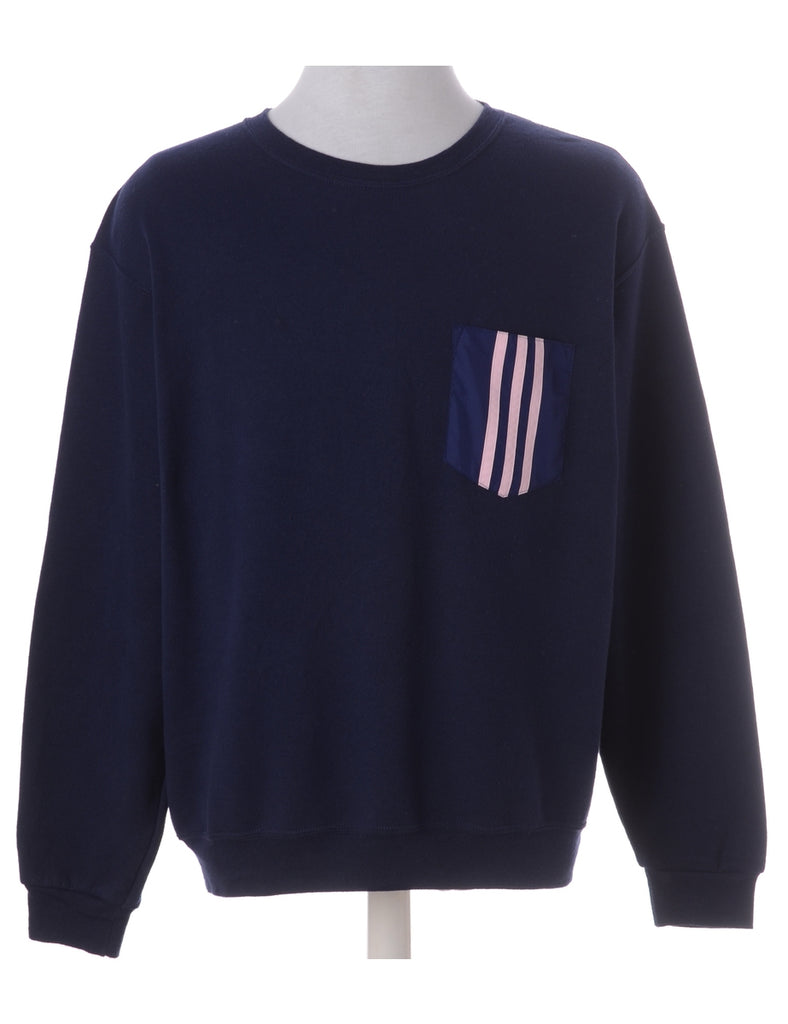 Beyond Retro Label Label Upcycled Johny Adidas Pocket Sweatshirt