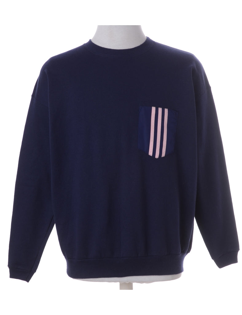 Beyond Retro Label Label Upcycled Johny Adidas Pocket Sweatshirt