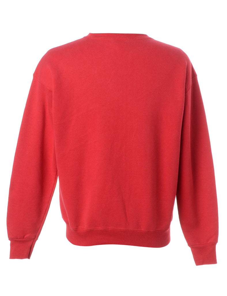 Reworked Novelty Christmas Sweatshirt - XL