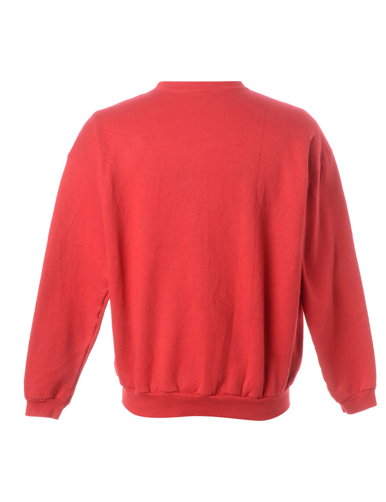 Reworked Novelty Christmas Sweatshirt - XL