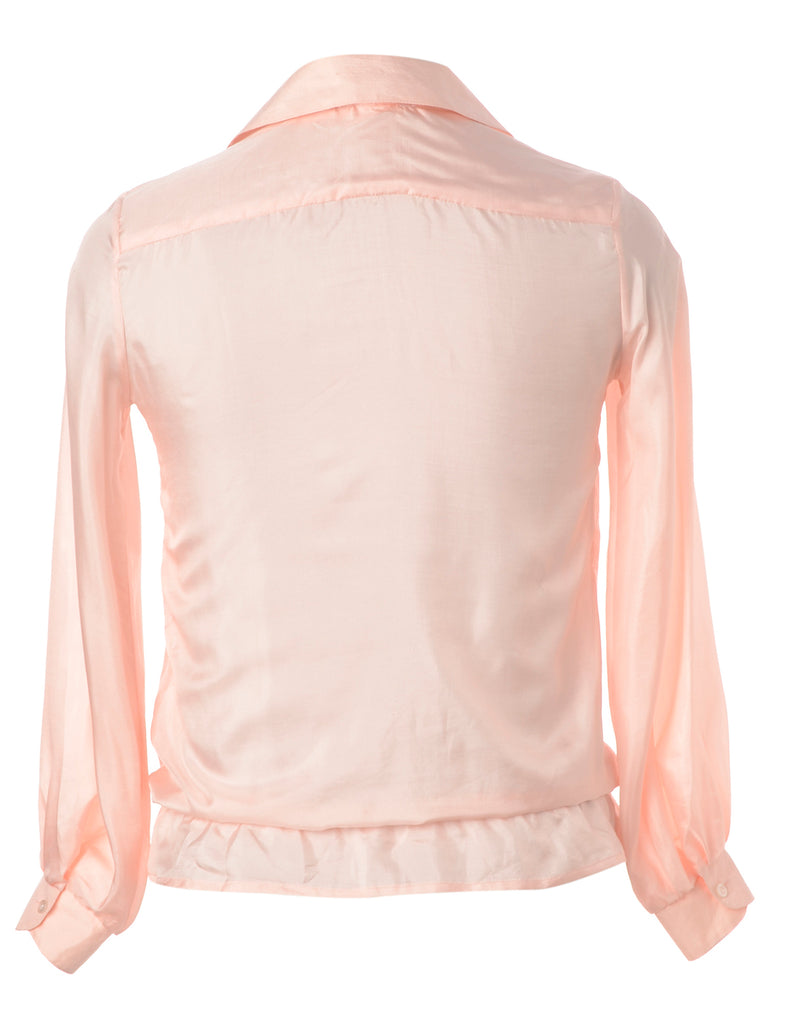 Beyond Retro Label Nicole Ruffle Hem Blouse - Blouses & Tops - Beyond Retro