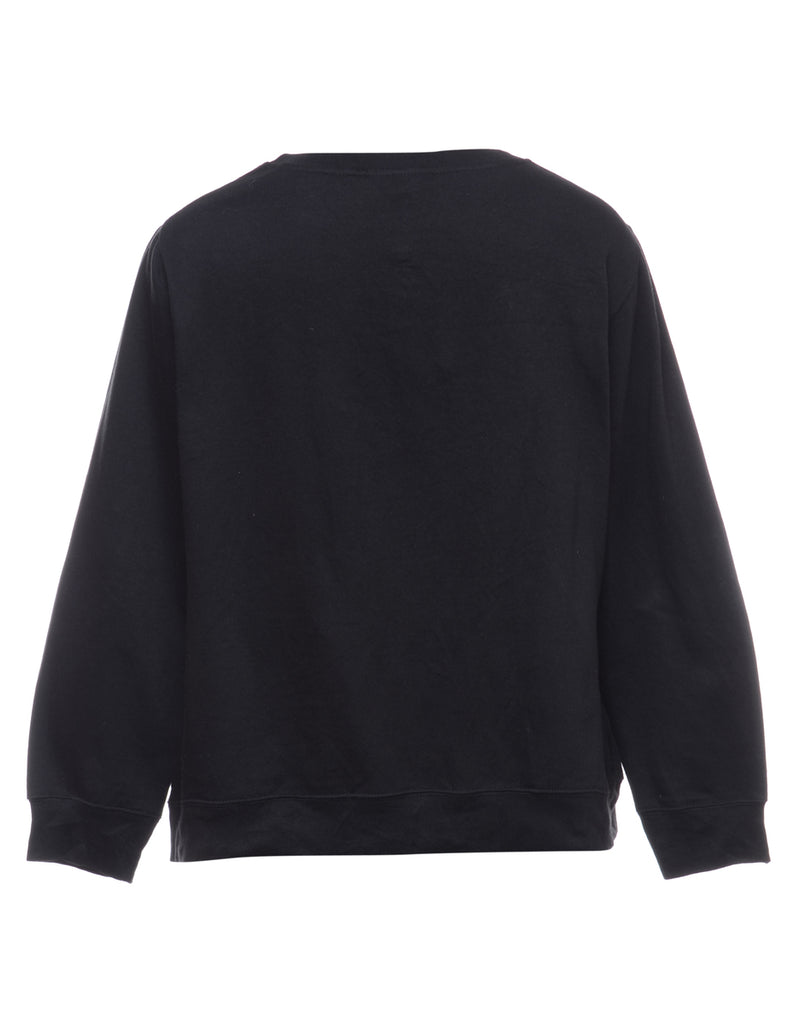 Beyond Retro Label Beyond Retro Reworked Christmas Sweatshirt With Bells