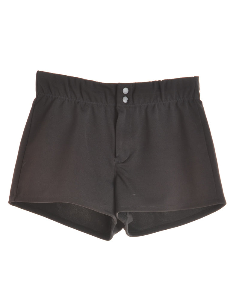 Black Baseball Shorts - Shorts - Beyond Retro