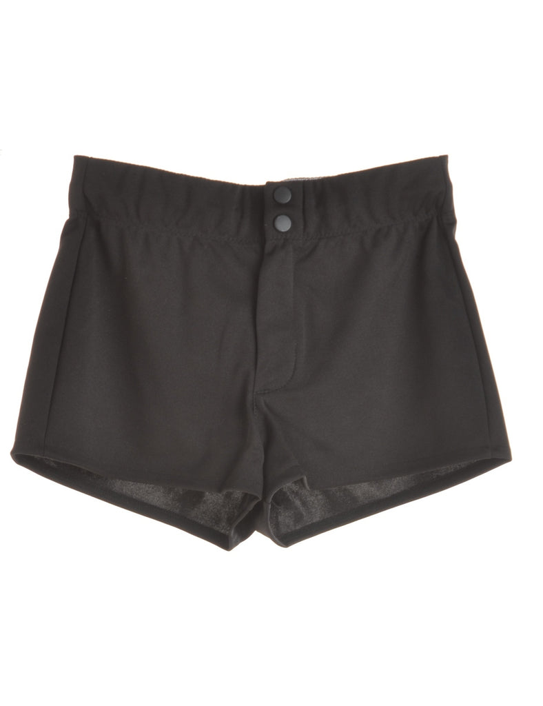 Black Baseball Shorts - Shorts - Beyond Retro
