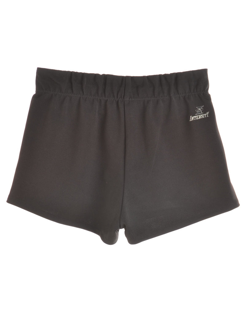 Black Baseball Shorts - Shorts - Beyond Retro