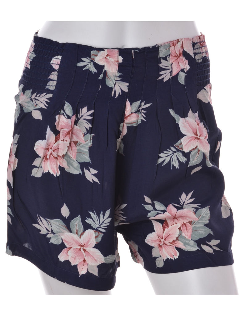 Floral Print Summer Shorts - Shorts - Beyond Retro