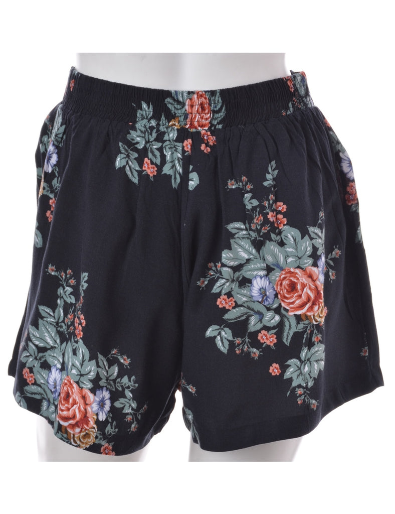 Floral Print Summer Shorts - Shorts - Beyond Retro
