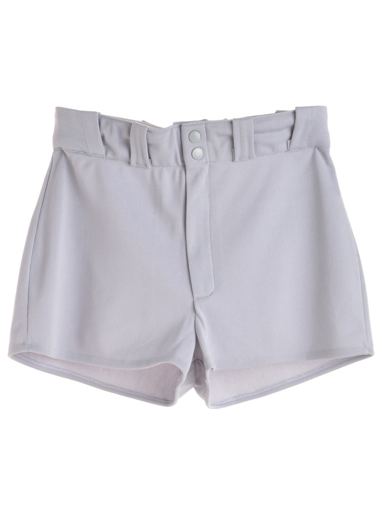 Grey Baseball Shorts - Shorts - Beyond Retro