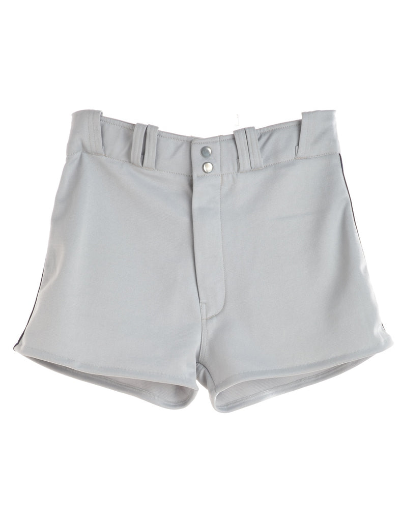 Grey Baseball Shorts - Shorts - Beyond Retro
