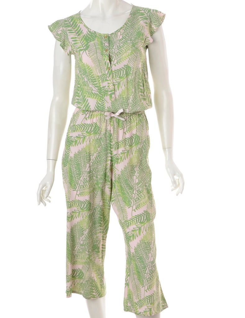 Label Alisha Cropped Jumpsuit - Playsuits & Jumpsuits - Beyond Retro
