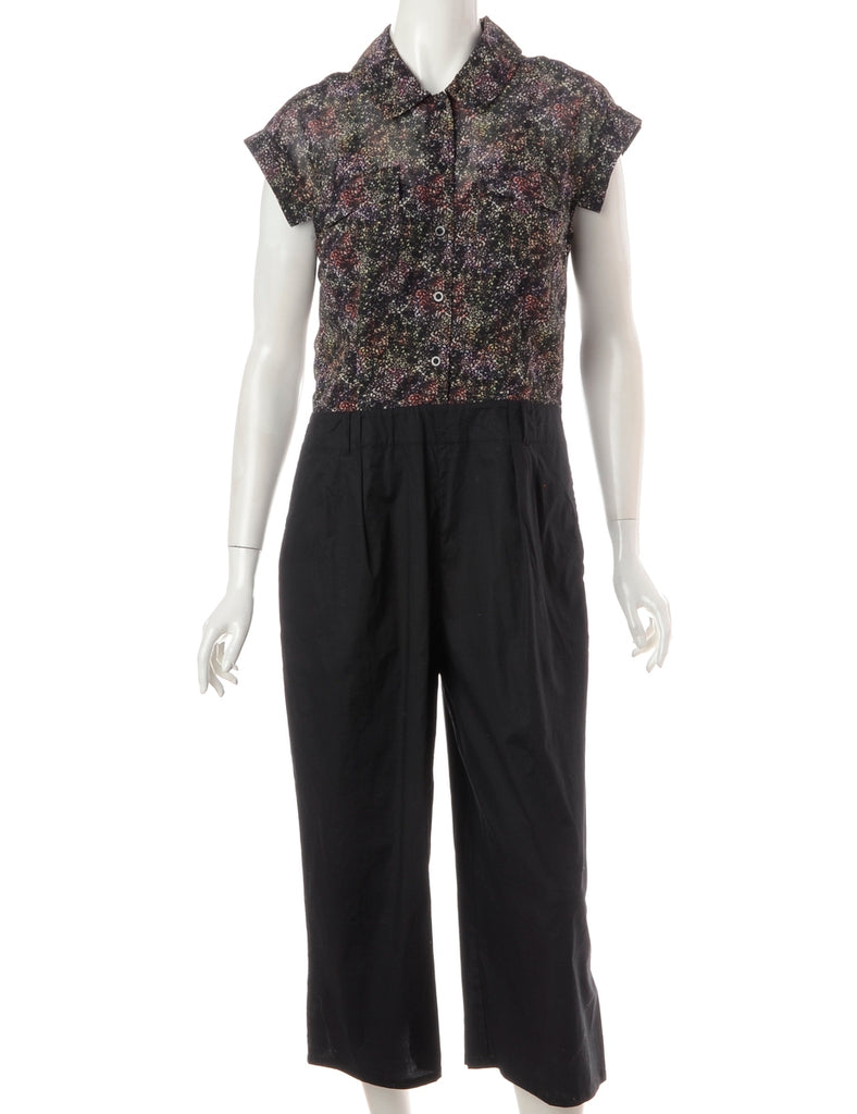 Label Alisha Cropped Jumpsuit - Playsuits & Jumpsuits - Beyond Retro