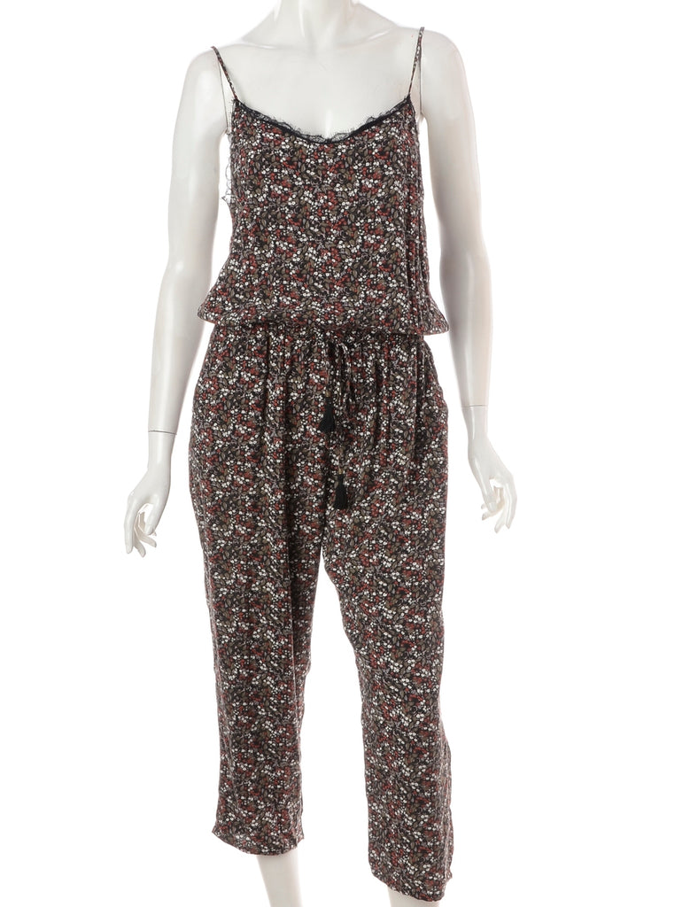 Label Alisha Cropped Jumpsuit - Playsuits & Jumpsuits - Beyond Retro