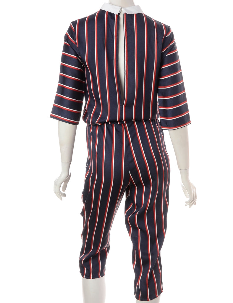 Label Alisha Cropped Jumpsuit - Playsuits & Jumpsuits - Beyond Retro