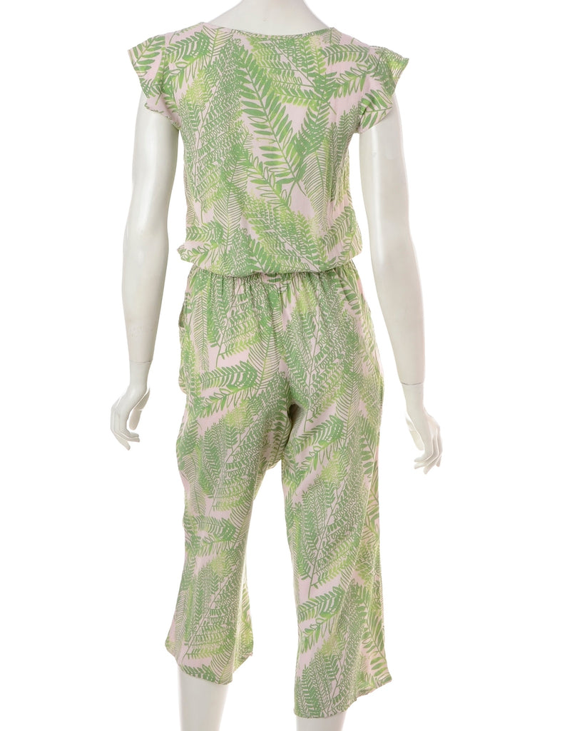 Label Alisha Cropped Jumpsuit - Playsuits & Jumpsuits - Beyond Retro