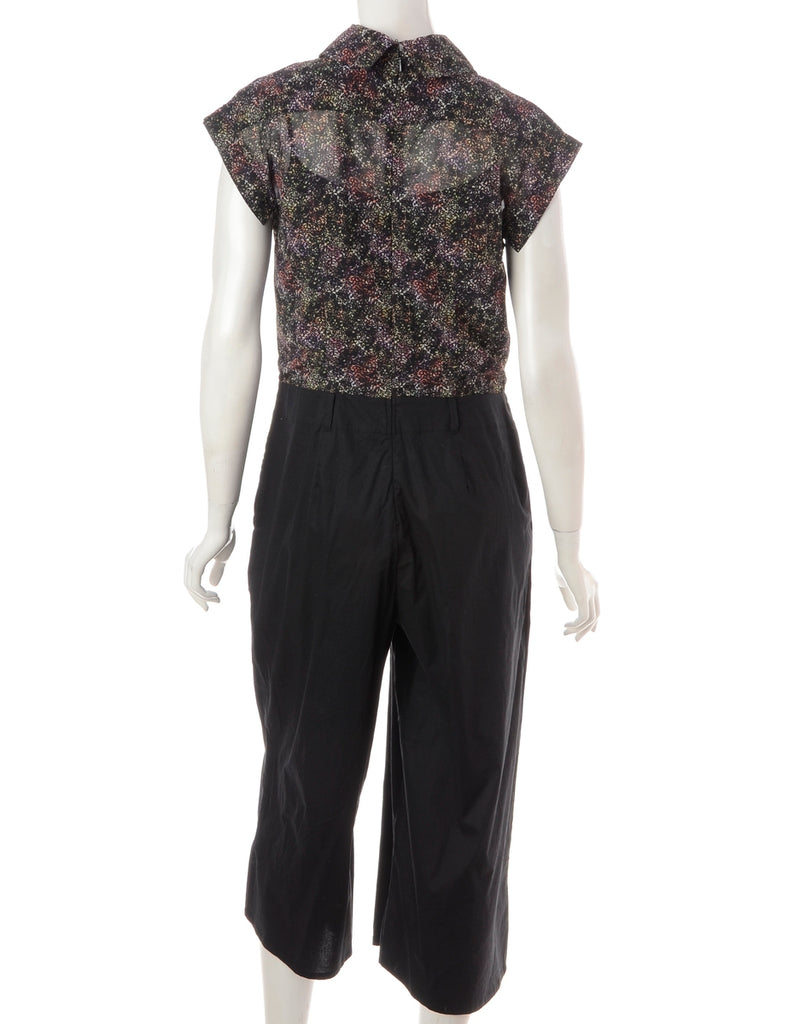 Label Alisha Cropped Jumpsuit - Playsuits & Jumpsuits - Beyond Retro
