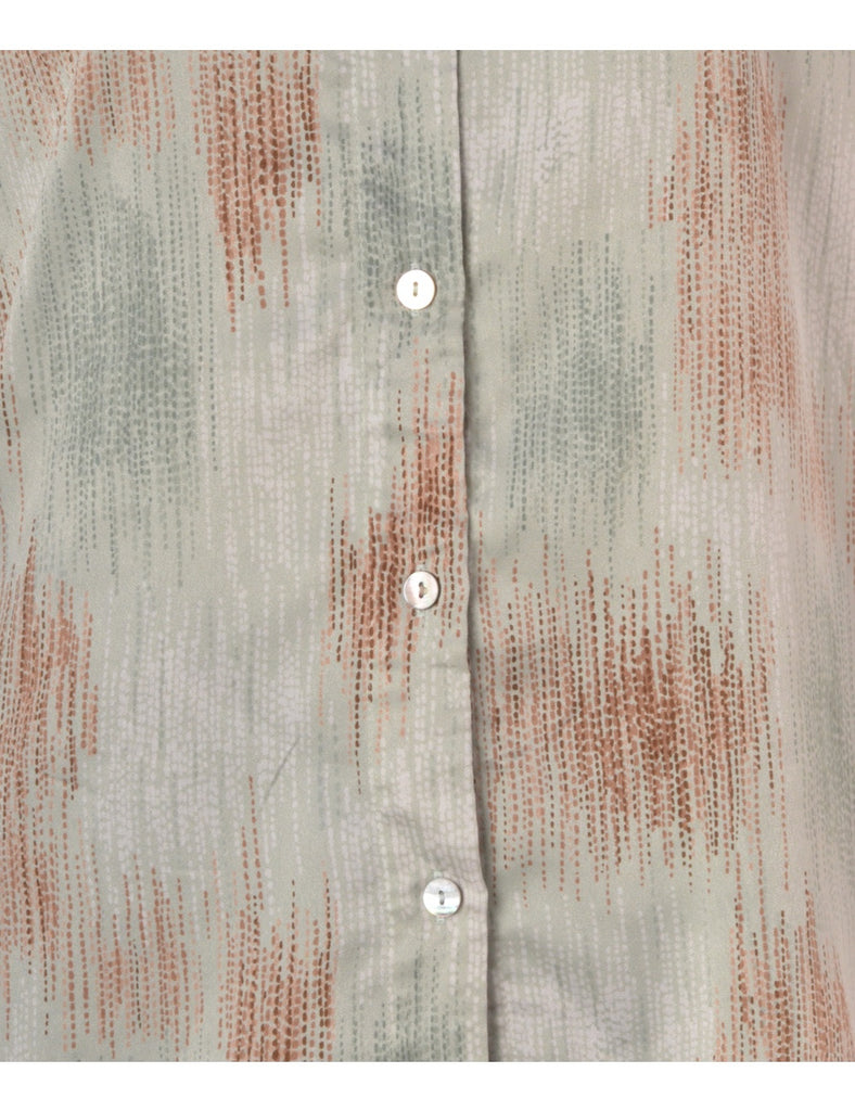 Beyond Retro Label Label Anita Printed off the Shoulder Blouse