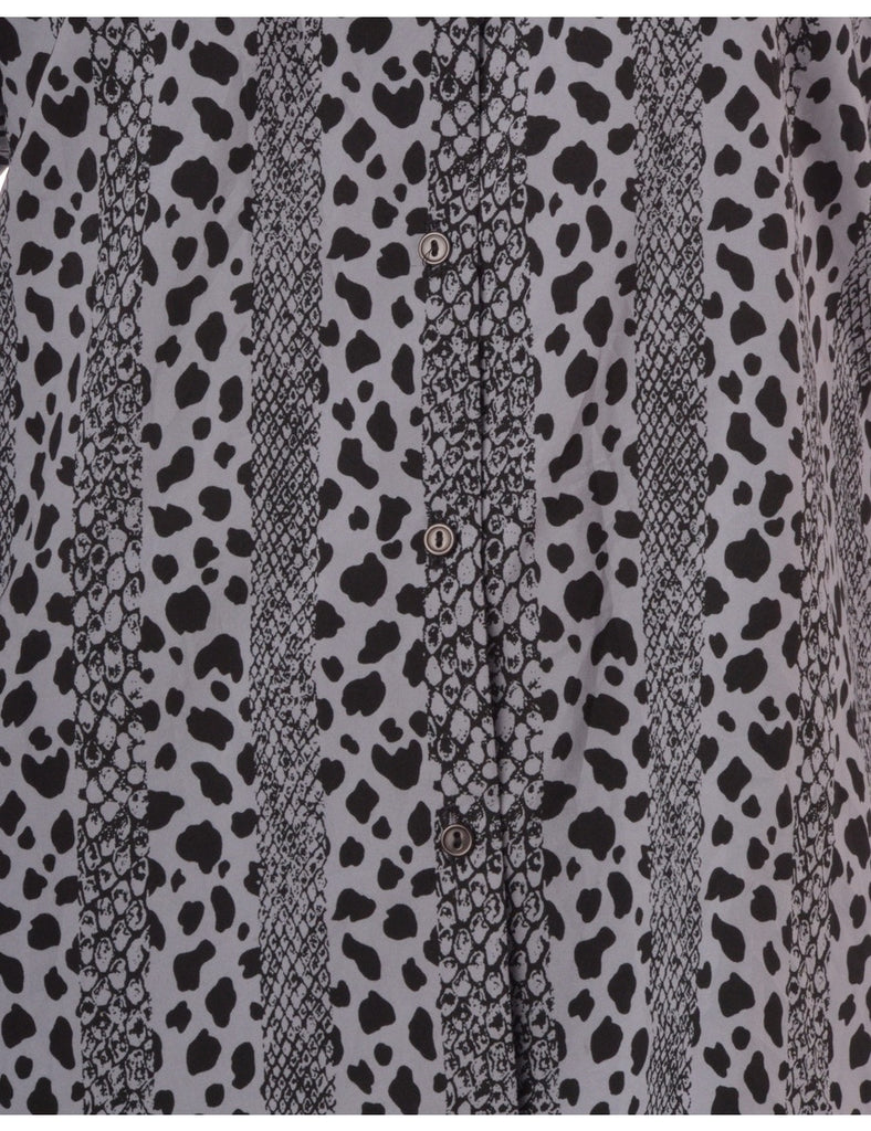 Beyond Retro Label Label Anita Printed off the Shoulder Blouse