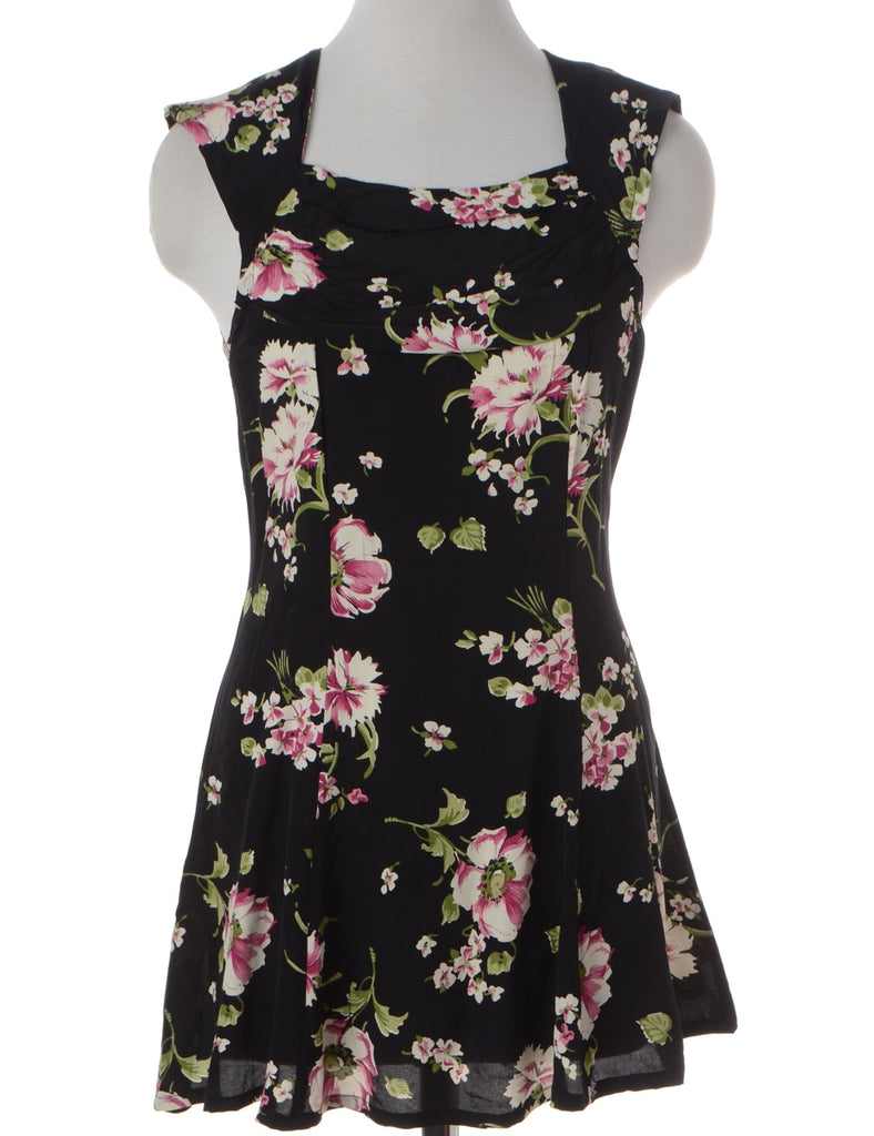 Label Anna Sleeveless Summer Short Dress - Dresses - Beyond Retro