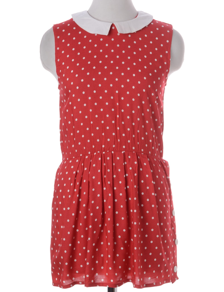 Label Anna Sleeveless Summer Short Dress - Dresses - Beyond Retro