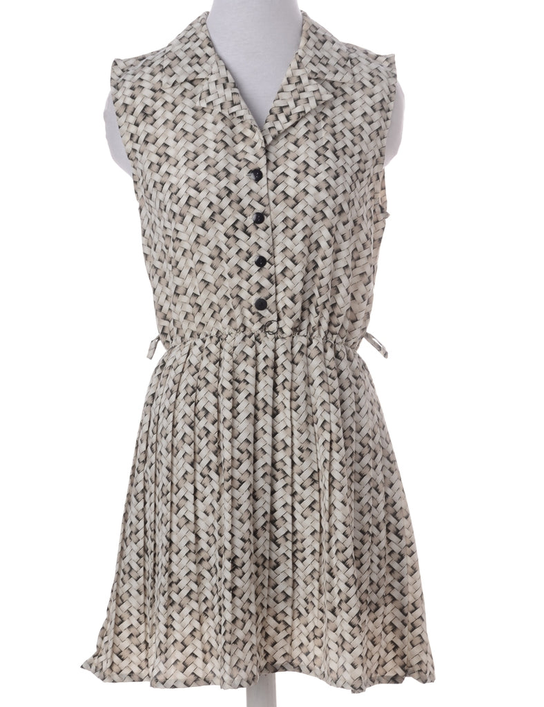 Label Anna Sleeveless Summer Short Dress - Dresses - Beyond Retro