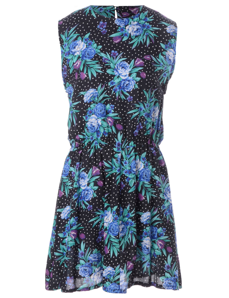 Label Anna Sleeveless Summer Short Dress - Dresses - Beyond Retro