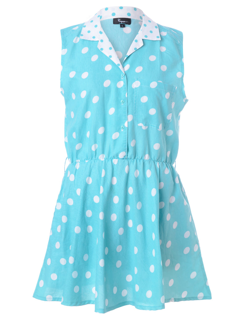 Label Anna Sleeveless Summer Short Dress - Dresses - Beyond Retro