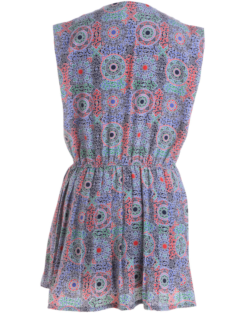 Label Anna Sleeveless Summer Short Dress - Dresses - Beyond Retro