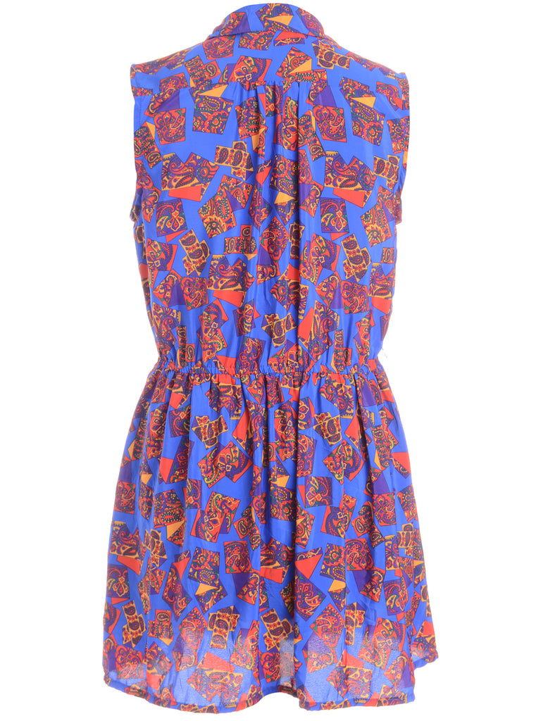 Label Anna Sleeveless Summer Short Dress - Dresses - Beyond Retro