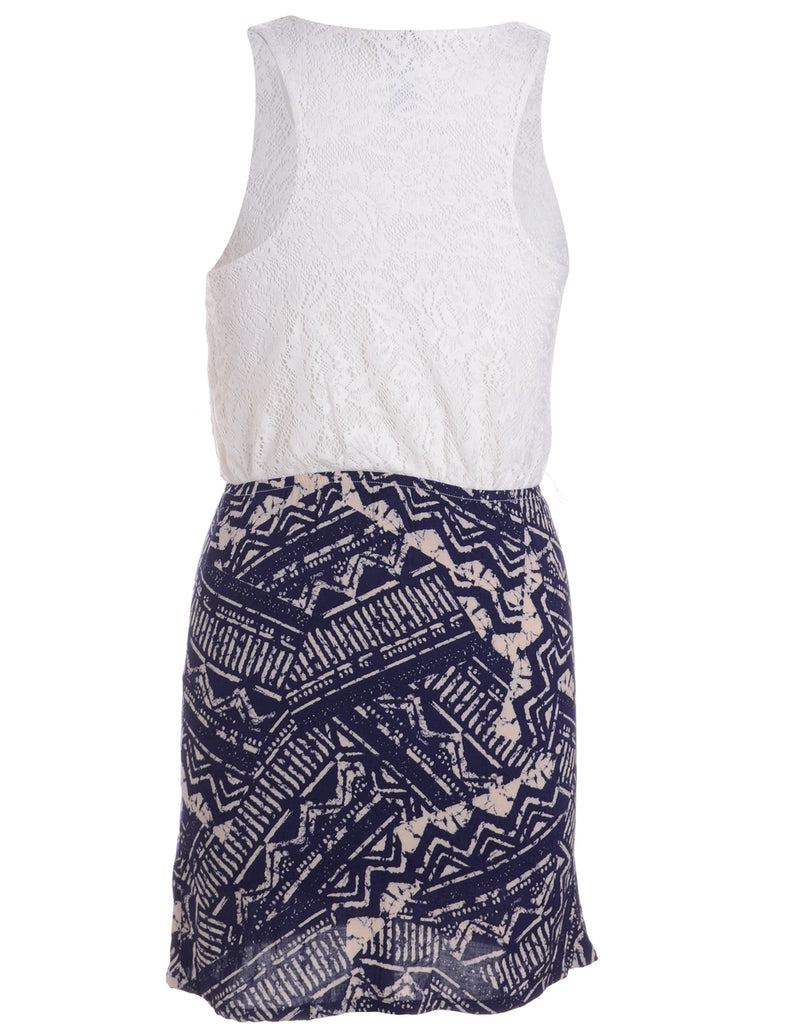 Label Anna Sleeveless Summer Short Dress - Dresses - Beyond Retro