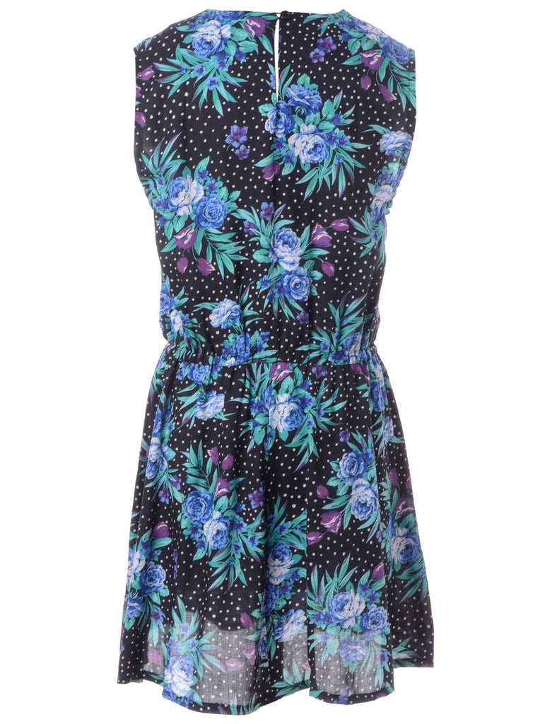 Label Anna Sleeveless Summer Short Dress - Dresses - Beyond Retro