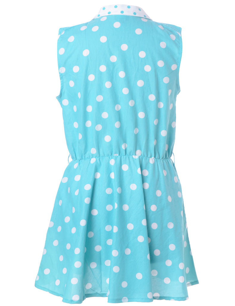 Label Anna Sleeveless Summer Short Dress - Dresses - Beyond Retro