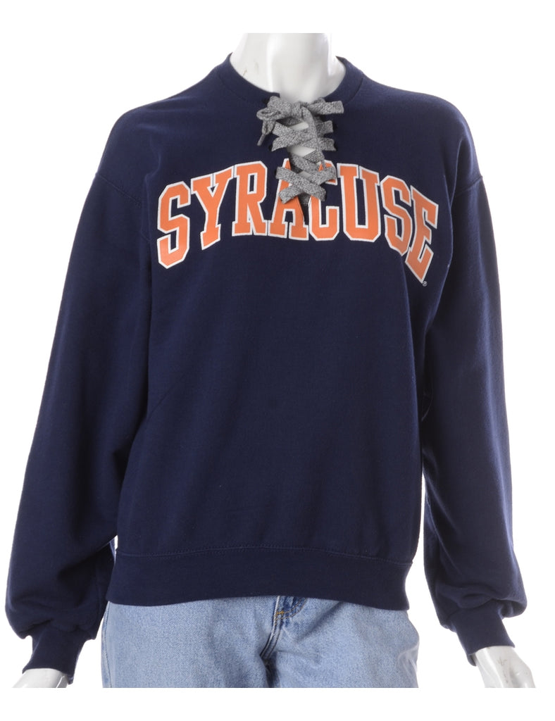 Label Bea Lace Up Sweatshirt - Sweatshirts - Beyond Retro