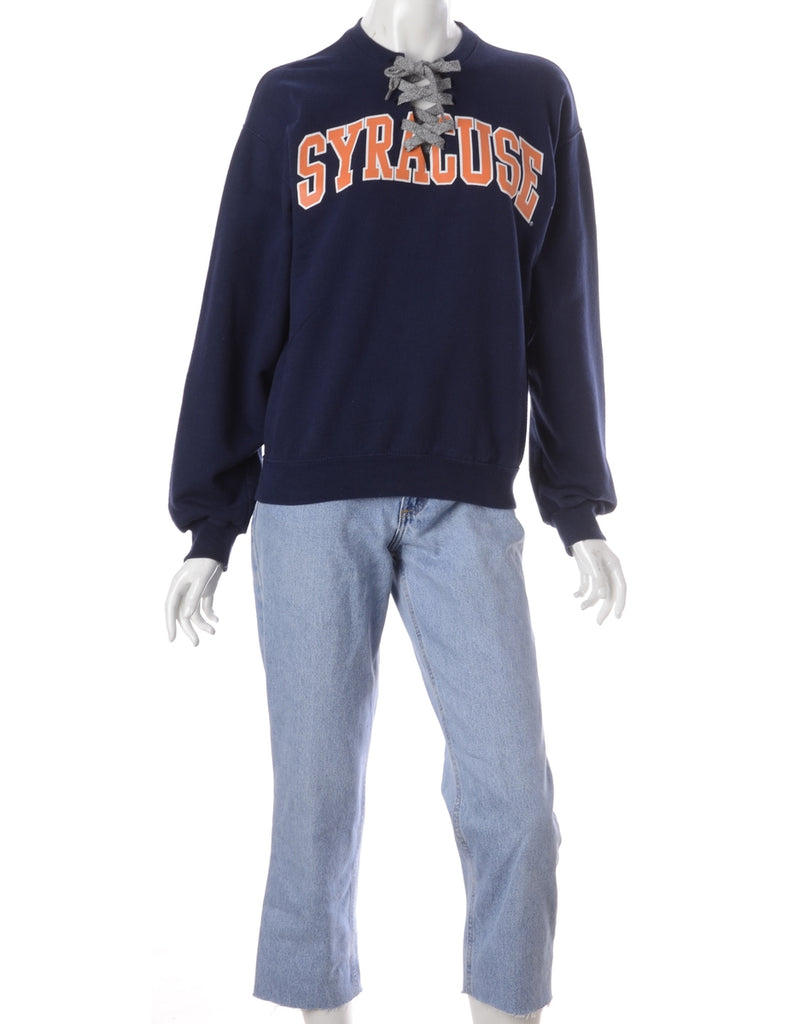 Label Bea Lace Up Sweatshirt - Sweatshirts - Beyond Retro