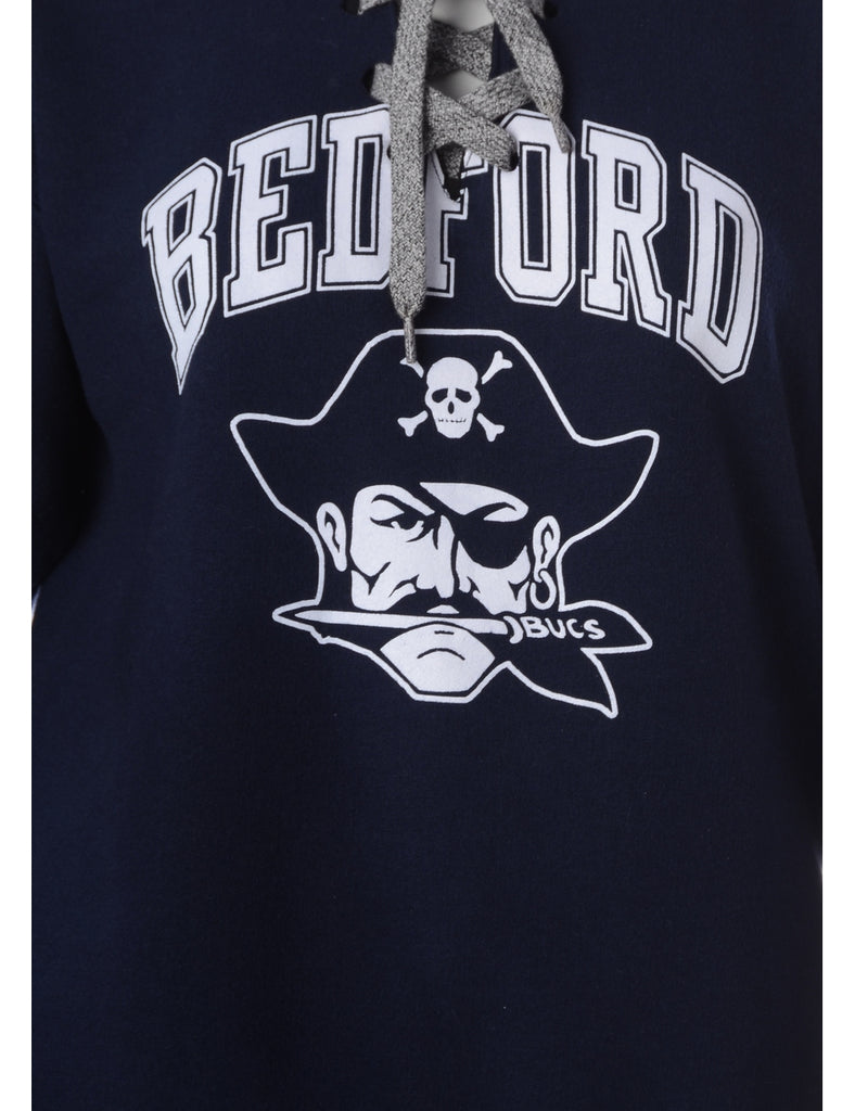 Label Bea Lace Up Sweatshirt - Sweatshirts - Beyond Retro