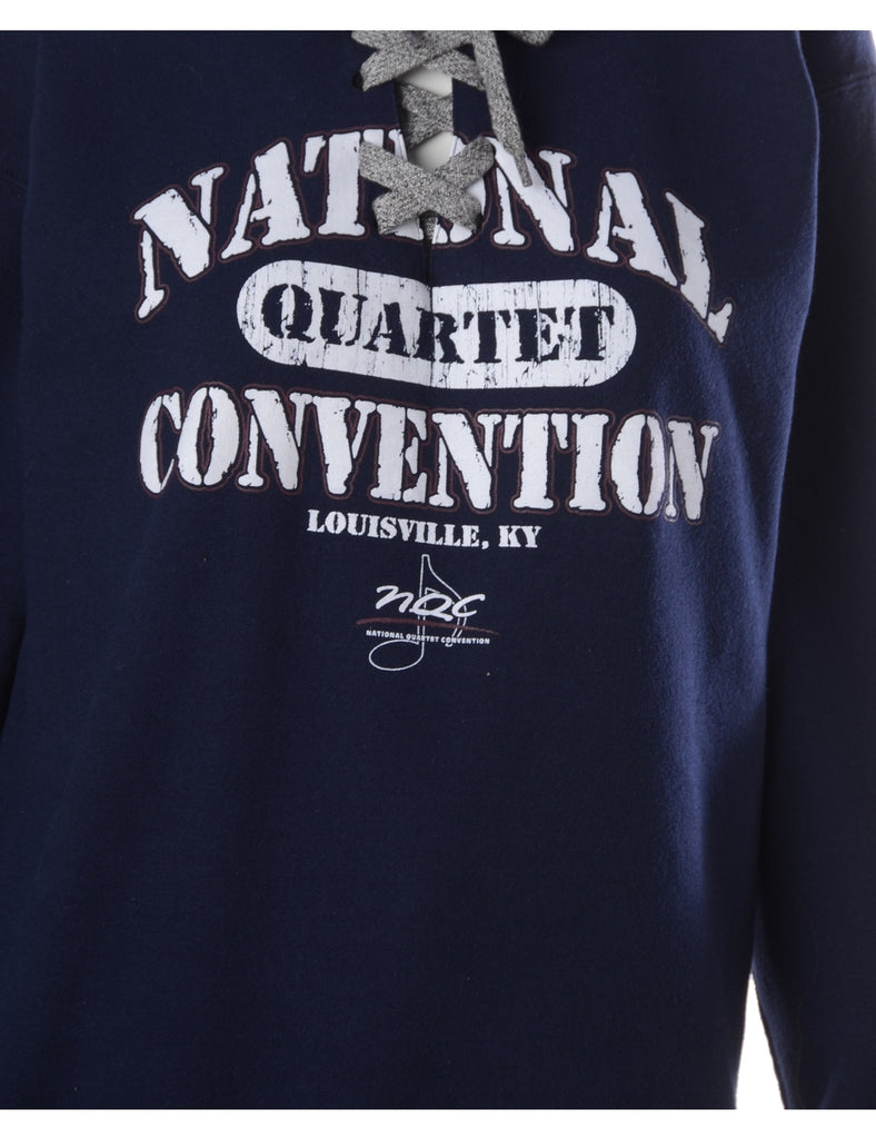 Label Bea Lace Up Sweatshirt - Sweatshirts - Beyond Retro