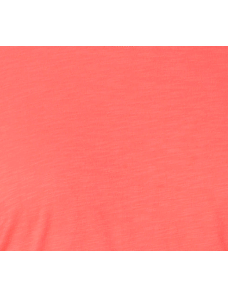 Label Bell Cropped Roll Sleeve T-Shirt