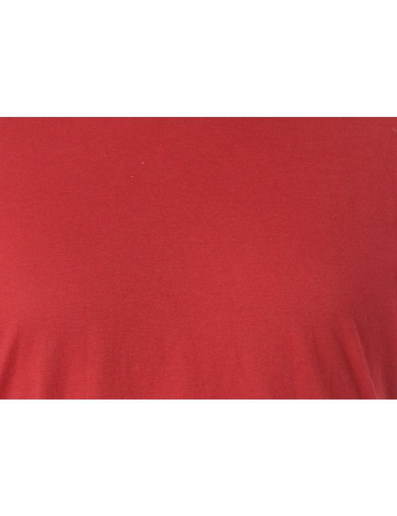 Label Bell Cropped Roll Sleeve T-Shirt - T-shirts - Beyond Retro