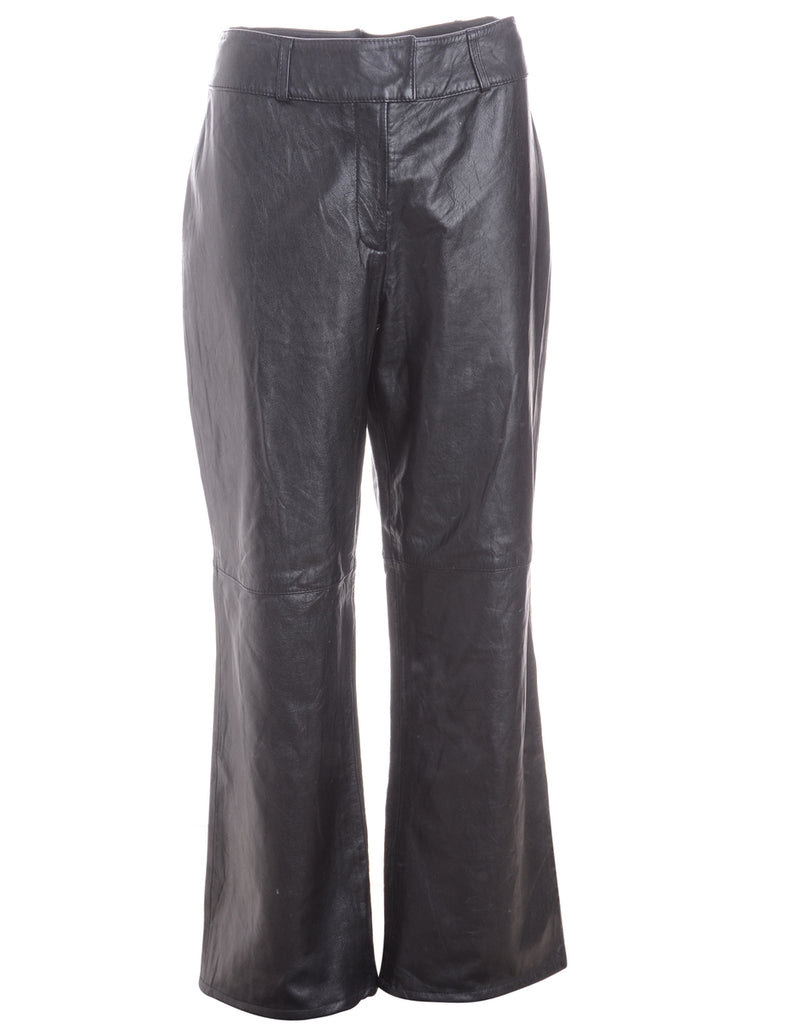 Label Bella Leather Cropped Trouser - Trousers - Beyond Retro