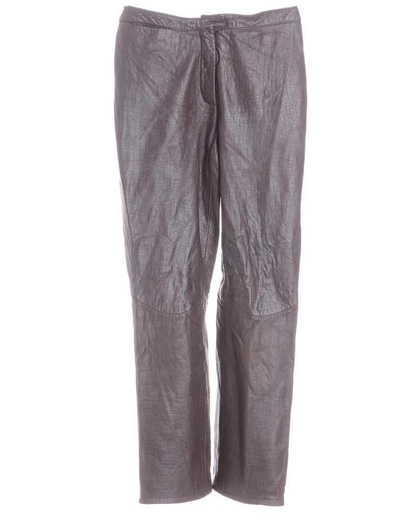 Label Bella Leather Cropped Trouser - Trousers - Beyond Retro
