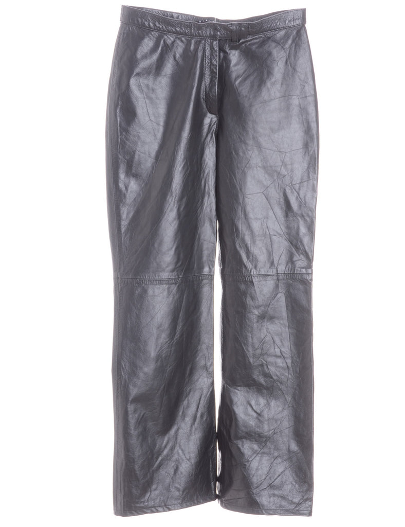 Label Bella Leather Cropped Trouser - Trousers - Beyond Retro