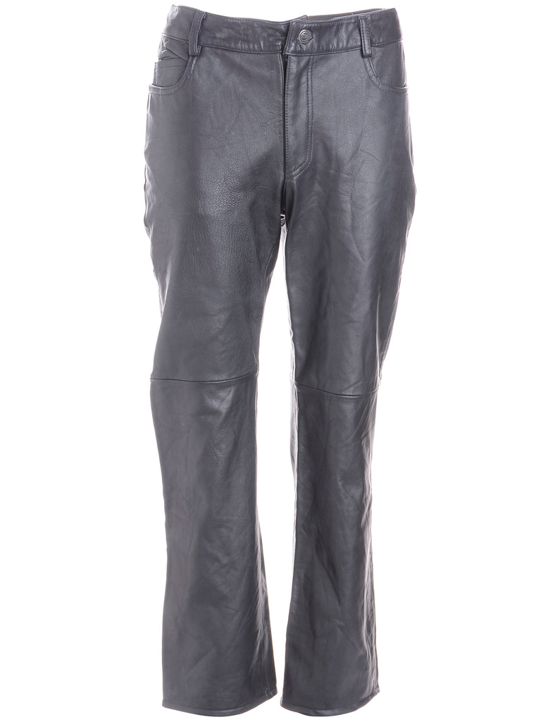 Label Bella Leather Cropped Trouser - Trousers - Beyond Retro