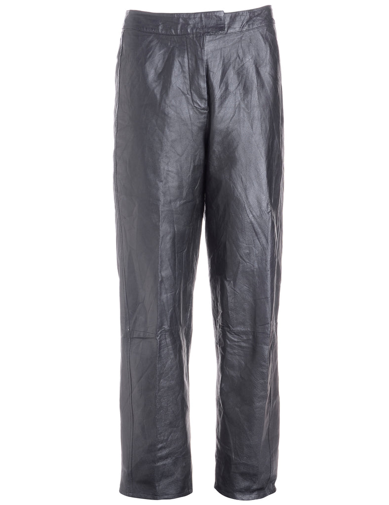 Label Bella Leather Cropped Trouser - Trousers - Beyond Retro