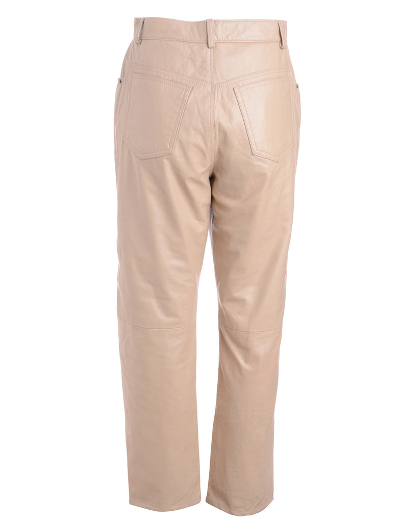 Label Bella Leather Cropped Trouser - Trousers - Beyond Retro