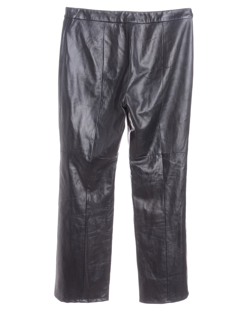 Label Bella Leather Cropped Trouser - Trousers - Beyond Retro