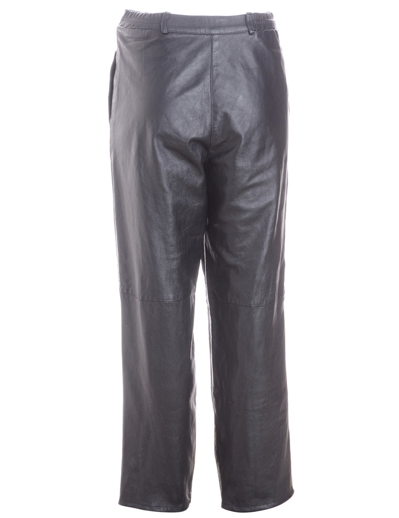 Label Bella Leather Cropped Trouser - Trousers - Beyond Retro